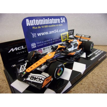 2024 McLaren MCL38 n°4 Lando Norris 1st Winner Singapore GP 537246104 Minichamps