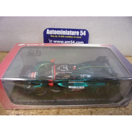 2025 Aston Martin Valkyrie Hypercar n°009 Riberas - Sorensen - De Angelis 24h Le Mans S9255 Spark Model