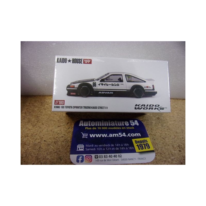Toyota Sprinter Trueno Kaido Streey V1 KHMG180 True Scale Miniatures MinGT