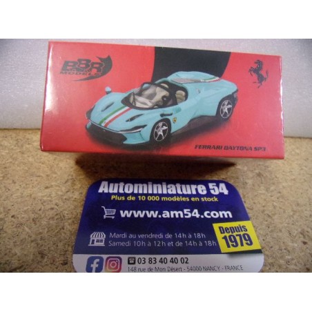 Ferrari Daytona SP3 Blue BBRModels BBRFER64020 MiniGT 1/64