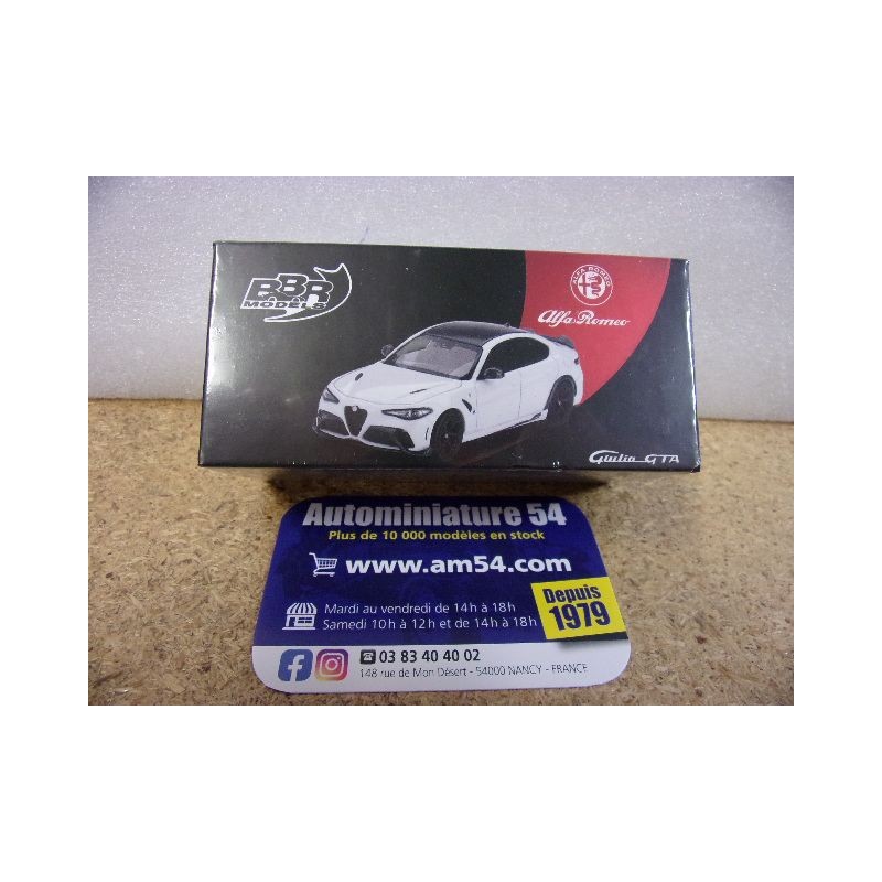 Alfa Roméo Giulia GTA White GTA BBRModels BBRDIE6425 MiniGT 1/64