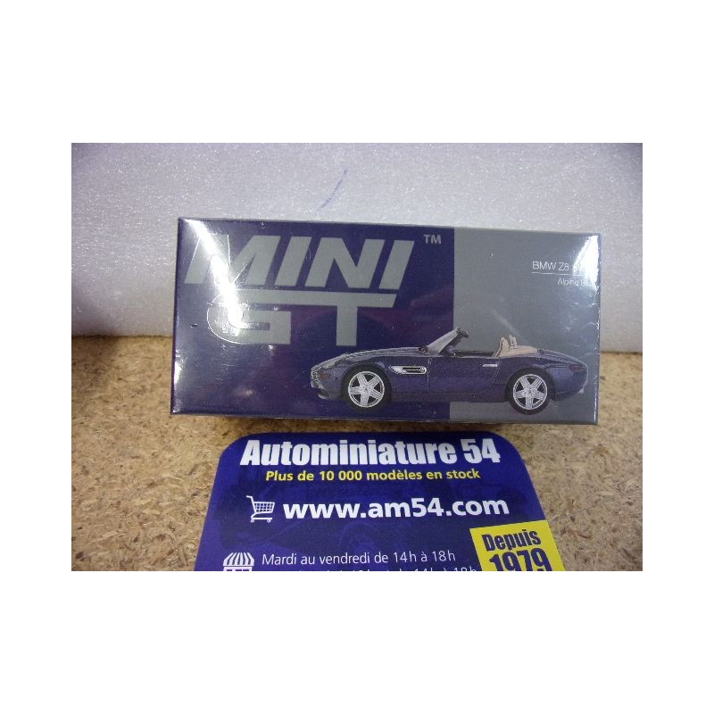 BMW Z8 Alpine Blue MGT01082 True Scale Models Mini GT