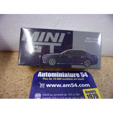 BMW i7 xDrive60 Tanzanite Blue MGT01111 Mini GT