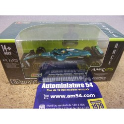 2025 Aston Martin AMR25 n°14 Fernando Alonso 18-38251-14 Bburago Racing