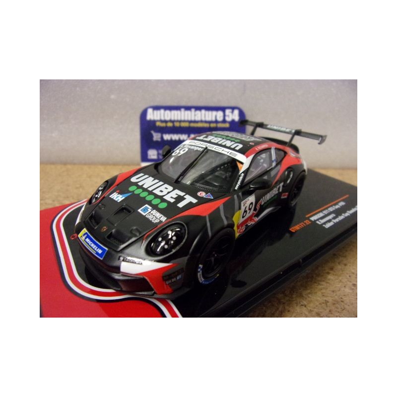 2024 Porsche 911 - 992 GT3 Cup n°69 Kale Rovanpera Porsche Cup Benelux GTM177 Ixo Models
