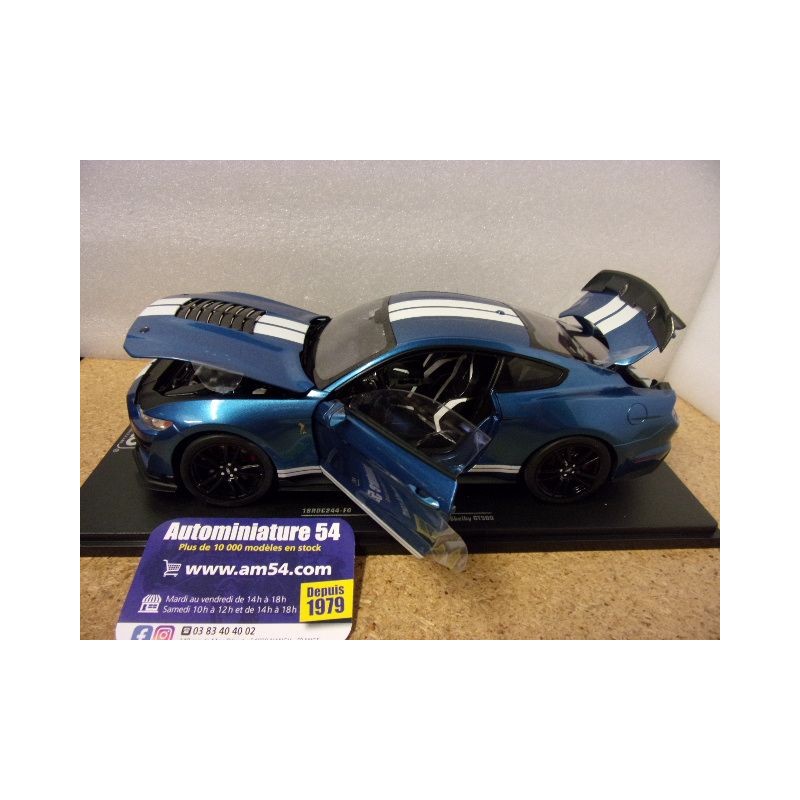 Ford Mustang Shelby GT500 Blue 2022 Full Open 18RDC244-FO Ixo Models