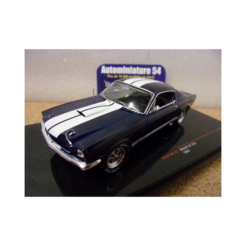 Ford Mustang Shelby GT350 Blue- White 1965 CLC613 Ixo Models