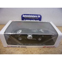 1953 Jaguar XK 120 C n°18 Rolt - Hamilton 1st Winner Le Mans 43LM1953 Spark Model