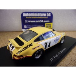 1973 Porsche 911 RSR 2.8 N°44 JF Piot - Zbinden Le Mans S9785 Spark Model