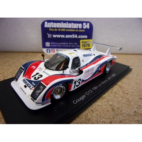 1986 Cougar C12 n°13 Courage - De Cadenet - Raphanel Le Mans S9503 Spark Model