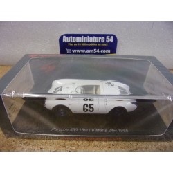1955 Porsche 550 n°65 Oliver - Jeser Le Mans S9714 Spark Model