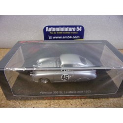 1953 Porsche 356 SL n°46 Oliver - Martin Le Mans S9705 Spark Model