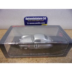 1953 Porsche 356 SL n°49 Veuillet - Muller Le Mans S9704 Spark Model