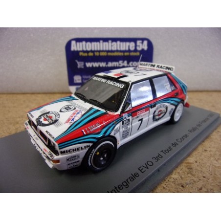 1992 Lancia Delta HF Integrale EVO n°7 Bugalski - Giraudet Tour de Corse S9017 Spark Model