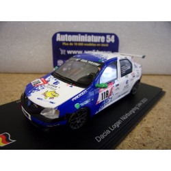 2023 Dacia Renault Logan n°118 Kriese - Lachmayer - Weissermel - Geilen 24h Nurburgring SG924 Spark Model