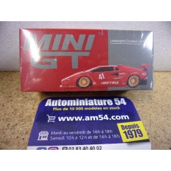 Lamborghini Countach LB Works Red MGT01100 True Scale Models Mini GT