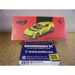 Ferrari 812 Competizione Yellow Tailor Made BBRModels BBRFER64032 MiniGT 1/64