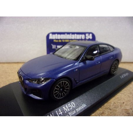 BMW i4 M50 Frozen Portimau Blue 2022 410024001 Minichamps
