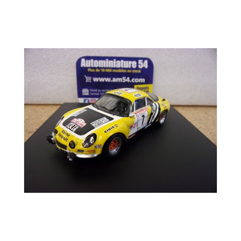 1975 Alpine A110 n°7 Nicolas - Laverne 2nd  Tour de Corse ref 0827 Trofeu
