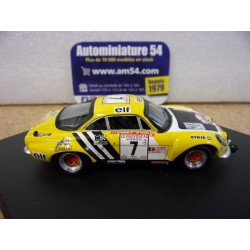 1975 Alpine A110 n°7 Nicolas - Laverne 2nd  Tour de Corse ref 0827 Trofeu
