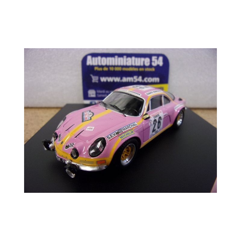 1973 Alpine A110 n°26 Canova - Donald Tour De Corse ref COF014 Trofeu