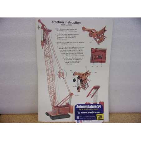 Manitowoc 555 red Grue CCM Classic Construction Models