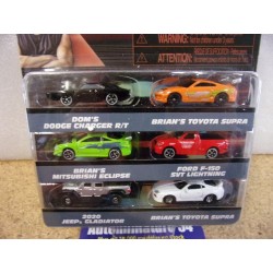 Coffret Fast & Furious 6 cars Nano Hollywood rides 36679 Jada toys