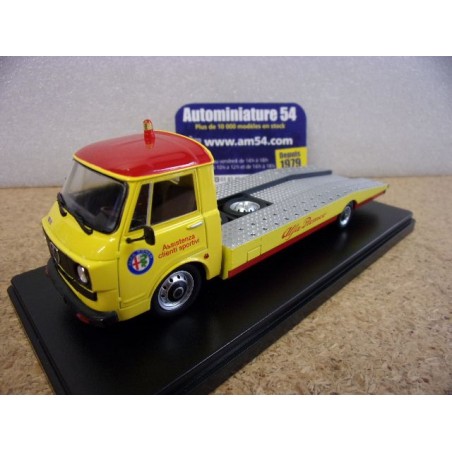 Alfa Roméo A12 Porte Voiture Yellow - Red Seconda Serie 1977 430084-D Mitica die Cast