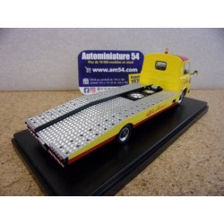 Alfa Roméo A12 Porte Voiture Yellow - Red Seconda Serie 1977 430084-D Mitica die Cast