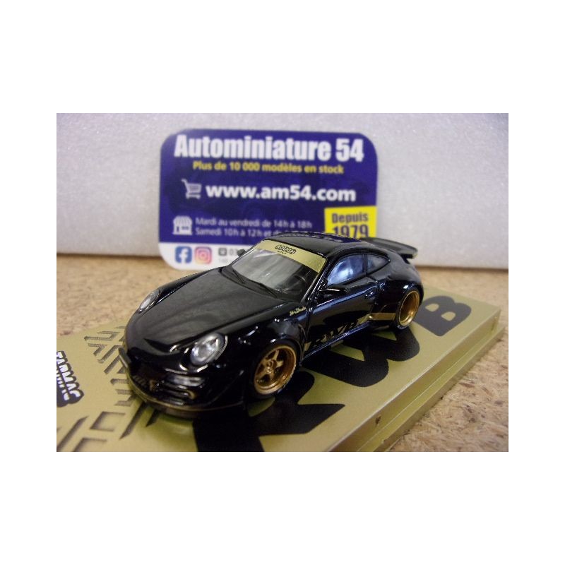 Porsche 911 - 997 RWB Black - Gold T64-057-BK Tarmac Works