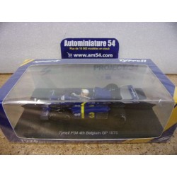 1976 Tyrrell P34 n°3 Jody Scheckter 4th Belgium GP S7305 Spark Model