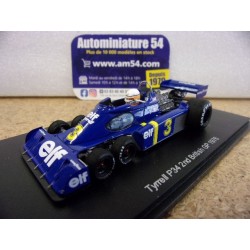 1976 Tyrrell P34 n°3 Jody Scheckter 2nd British GP S7308 Spark Model