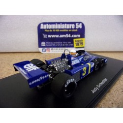 1976 Tyrrell P34 n°3 Jody Scheckter 2nd British GP S7308 Spark Model