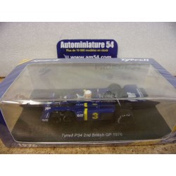 1976 Tyrrell P34 n°3 Jody Scheckter 2nd British GP S7308 Spark Model