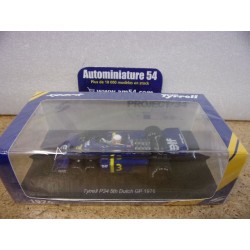 1976 Tyrrell P34 n°3 Jody Scheckter 5th Dutch GP S7309 Spark Model