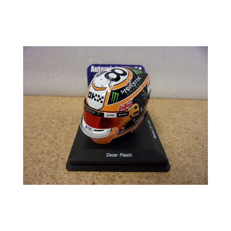2025 Casque Oscar Piastri McLaren Monaco GP 1/5 5HF214 Spark Model