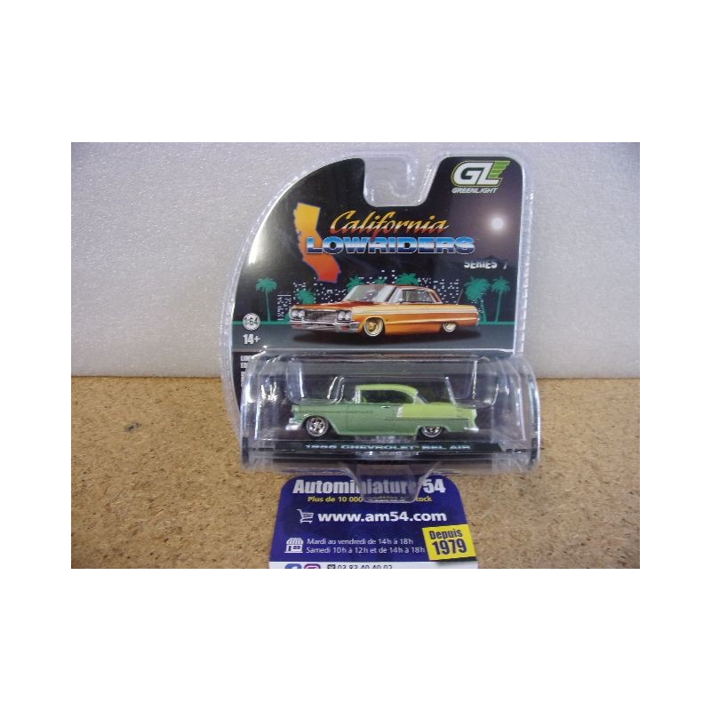 Chevrolet Bel Air 1956 "California Lowriders" 63080-A Greenlight 1.64ième