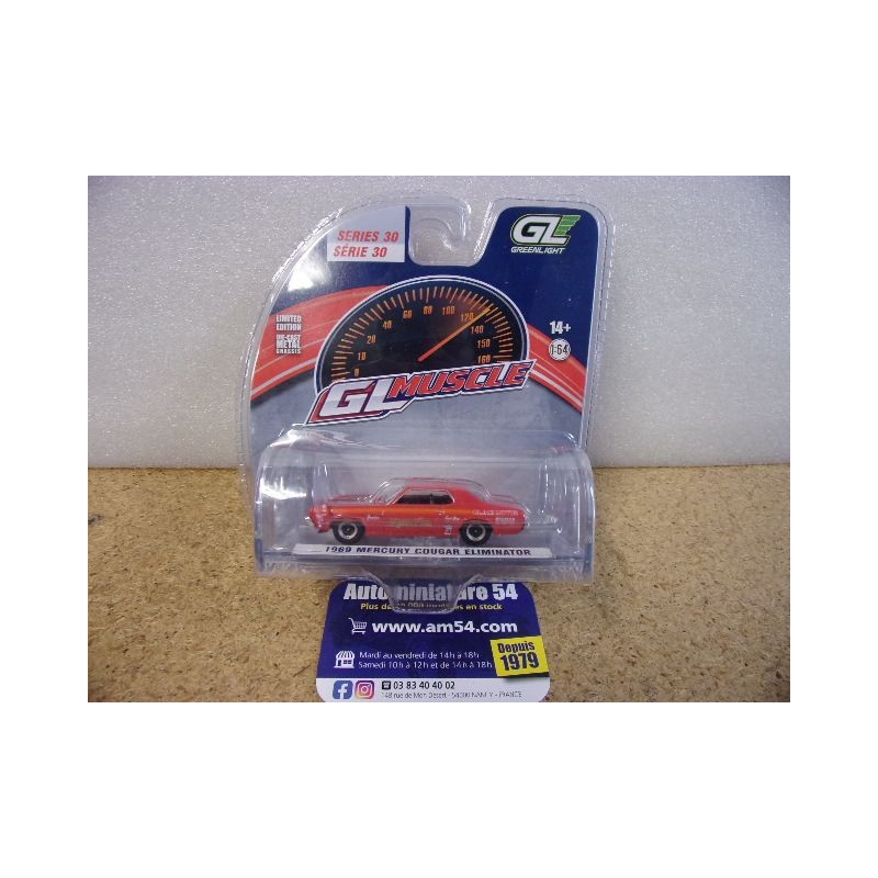 Mercury Cougar Eliminator 1969 "GL Muscle" 13370-A Greenlight 1.64ième