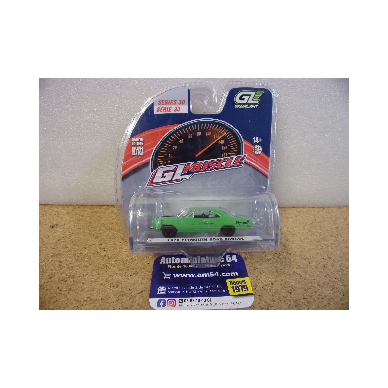 Plymouth Road Runner 1970 "GL Muscle" 13370-B Greenlight 1.64ième