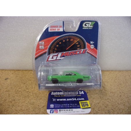 Plymouth Road Runner 1970 "GL Muscle" 13370-B Greenlight 1.64ième