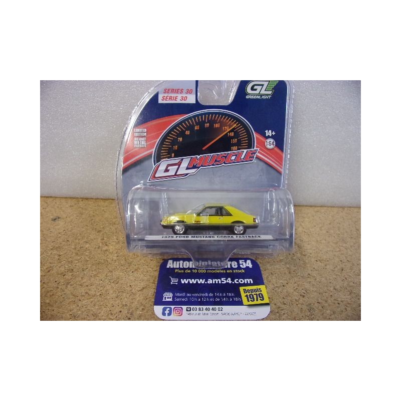 Ford Mustang Cobra Fastback 1979 "GL Muscle" 13370-C Greenlight 1.64ième